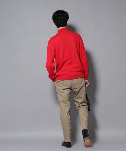 NANO universe(ナノユニバース)の「カシミヤミックスタートルネックニット(ニット/セーター・メンズ・グレー/ターコイズブルー/レッド/チャコール/ネイビー・L/M)」の12枚目の写真