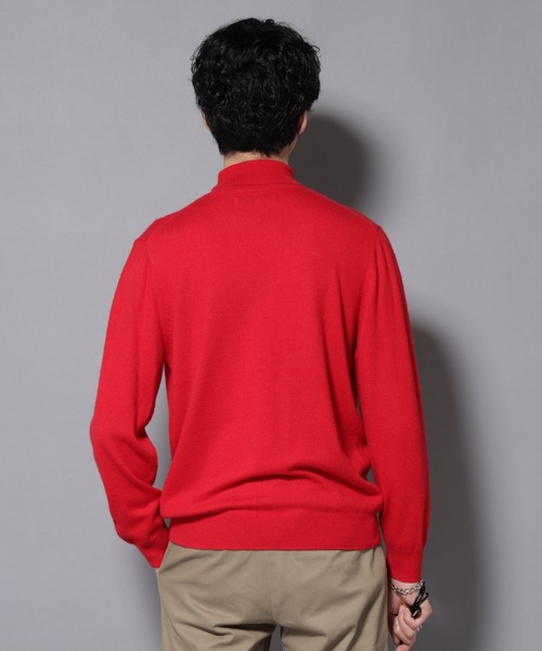 NANO universe(ナノユニバース)の「カシミヤミックスタートルネックニット(ニット/セーター・メンズ・グレー/ターコイズブルー/レッド/チャコール/ネイビー・L/M)」の8枚目の写真