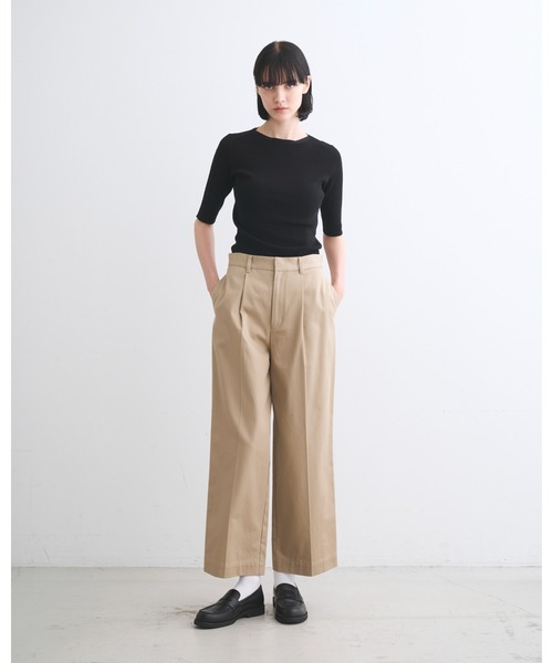 Traditional Weatherwear(トラディショナルウェザーウェア)の「UNIONSLACKS 305(チノパンツ・レディース・ベージュ系/ネイビー・S/XS)」の3枚目の写真
