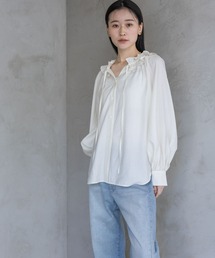 A part by | フリルボウタイブラウス(シャツ/ブラウス)