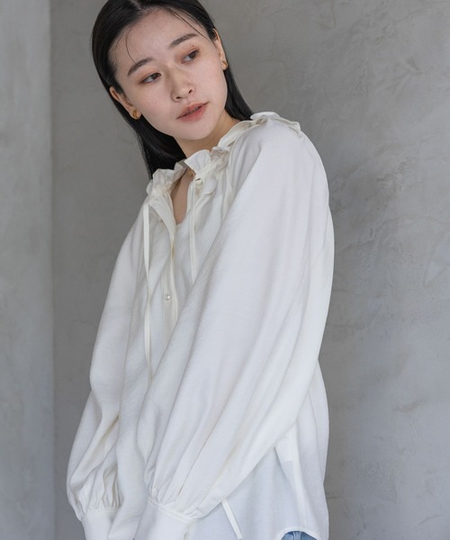 フリルボウタイブラウス（シャツ/ブラウス）｜A part by（アパートバイ