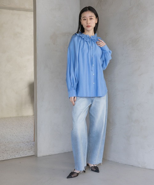フリルボウタイブラウス（シャツ/ブラウス）｜A part by（アパートバイ