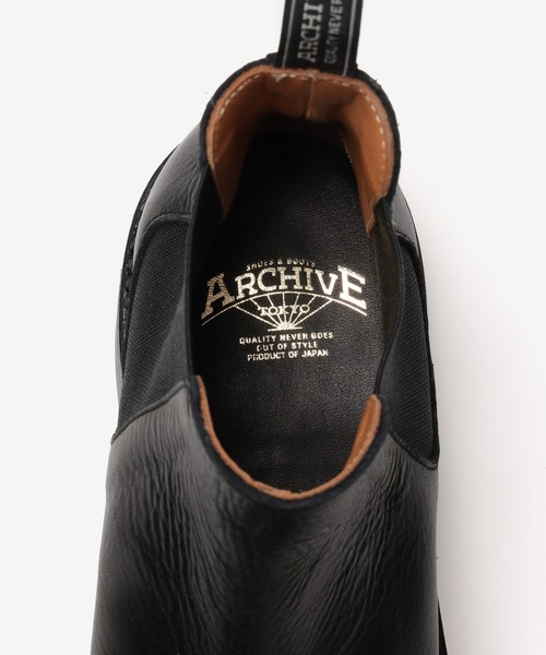 WALK IN CLOSET(ウォークインクローゼット)の「【ARCHIVETOKYO】 " STEED " Short chelsea boots AM103(ブーツ・メンズ・ブラック・6h/9h/8h/7h)」の9枚目の写真