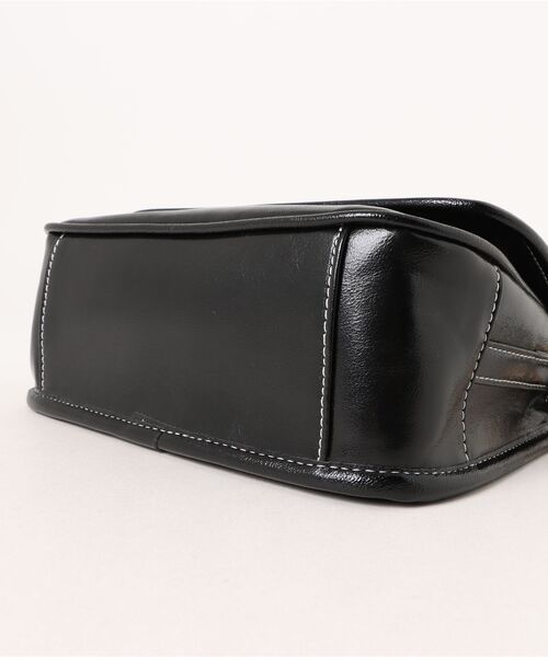 florist（フローリスト）の「2WAY レザータッチターンロックフラップショルダーバッグ/ハンドバッグ（ショルダーバッグ・レディース・ブラック/ブラウン/ワインレッド・FREE）」の10枚目の写真