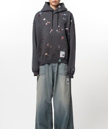 Maison MIHARA YASUHIRO（メゾンミハラヤスヒロ）の「Kids Sticker Printed Hoodie（スウェット）」