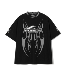LORES（ロアス）の「Guccimaze Flame Jersey - Black（Tシャツ/カットソー）」