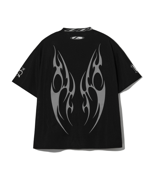 Guccimaze Flame Jersey - Black（Tシャツ/カットソー）｜LORES