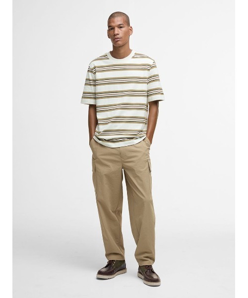 Barbour(バブアー)の「Sandwick ボーダー Tシャツ(Tシャツ/カットソー・メンズ・ブラック/ホワイト・SMALL/MEDIUM/LARGE)」の3枚目の写真
