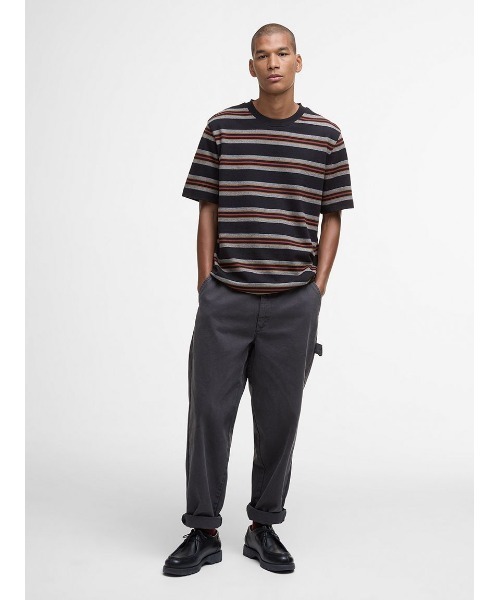 Barbour(バブアー)の「Sandwick ボーダー Tシャツ(Tシャツ/カットソー・メンズ・ブラック/ホワイト・SMALL/MEDIUM/LARGE)」の8枚目の写真