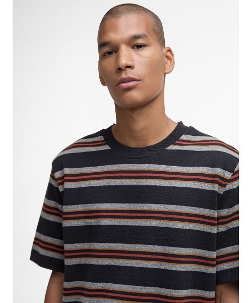 Barbour(バブアー)の「Sandwick ボーダー Tシャツ(Tシャツ/カットソー・メンズ・ブラック/ホワイト・SMALL/MEDIUM/LARGE)」の11枚目の写真