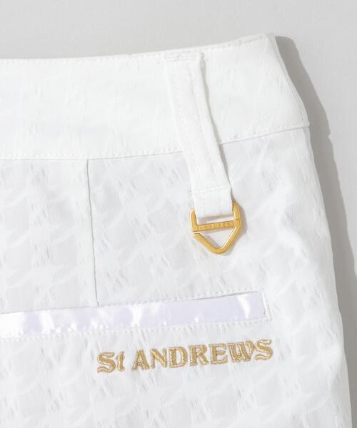 St ANDREWS(セントアンドリュース)の「千鳥楊柳ストレッチパンツ (WOMENS)(その他パンツ・レディース・ネイビー/ホワイト・M/SS/S/L)」の13枚目の写真