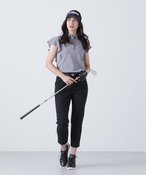 St ANDREWS(セントアンドリュース)の「千鳥楊柳ストレッチパンツ (WOMENS)(その他パンツ・レディース・ネイビー/ホワイト・M/SS/S/L)」の17枚目の写真
