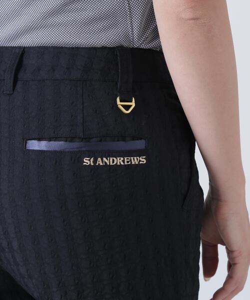 St ANDREWS(セントアンドリュース)の「千鳥楊柳ストレッチパンツ (WOMENS)(その他パンツ・レディース・ネイビー/ホワイト・M/SS/S/L)」の22枚目の写真
