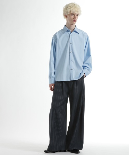 HARE（ハレ）の「3ディメンションワイドパンツ(HARE)（スラックス・メンズ・ブラック・SMALL/LARGE）」の11枚目の写真