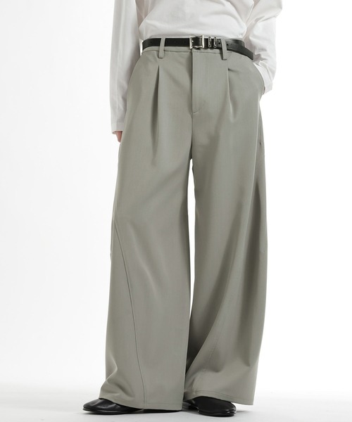 HARE（ハレ）の「3ディメンションワイドパンツ(HARE)（スラックス・メンズ・ブラック・SMALL/LARGE）」の18枚目の写真