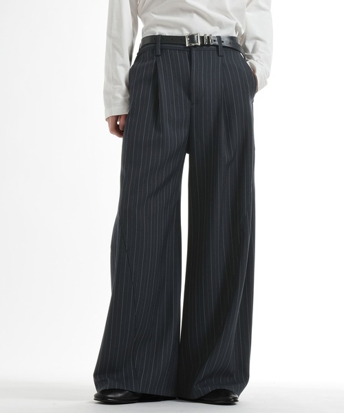 HARE（ハレ）の「3ディメンションワイドパンツ(HARE)（スラックス・メンズ・ブラック・SMALL/LARGE）」の21枚目の写真