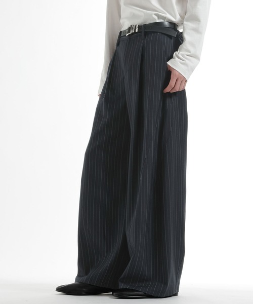 HARE（ハレ）の「3ディメンションワイドパンツ(HARE)（スラックス・メンズ・ブラック・SMALL/LARGE）」の22枚目の写真