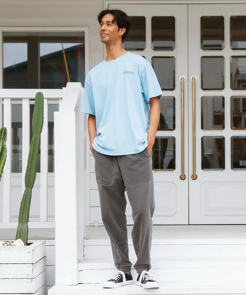 Kahiko(カヒコ)の「【Kahiko】SURF&Palms ショアMEN'Sパンツ(スウェットパンツ・メンズ・ネイビー/ライトブルー/グレー・FREE)」の5枚目の写真