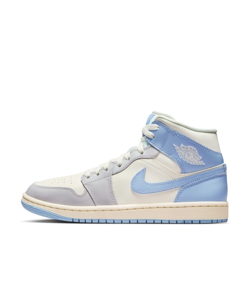 JORDAN BRAND(ジョーダンブランド)の「W AIR JORDAN 1 MID BQ6472-402(スニーカー・レディース・ブルー・22.5cm/25.5cm/25.0cm/24.5cm/24.0cm/23.5cm/23.0cm)」の1枚目の写真