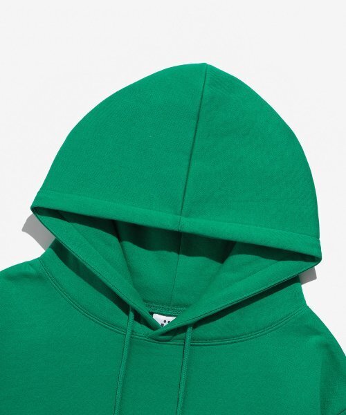 ISTKUNST(イストクンスト)の「UUU OVAL LOGO HOODIE_GREEN(IK2CFMM413A)(パーカー・レディース・グリーン・S/M/L)」の3枚目の写真