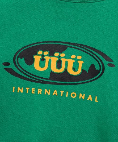 ISTKUNST(イストクンスト)の「UUU OVAL LOGO HOODIE_GREEN(IK2CFMM413A)(パーカー・レディース・グリーン・S/M/L)」の4枚目の写真