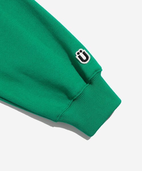 ISTKUNST(イストクンスト)の「UUU OVAL LOGO HOODIE_GREEN(IK2CFMM413A)(パーカー・レディース・グリーン・S/M/L)」の5枚目の写真