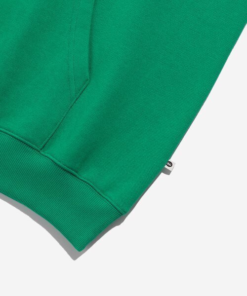ISTKUNST(イストクンスト)の「UUU OVAL LOGO HOODIE_GREEN(IK2CFMM413A)(パーカー・レディース・グリーン・S/M/L)」の6枚目の写真