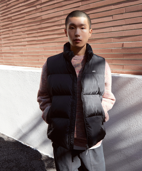 LMCの「OG PUFFER DUCK DOWN VEST olive(ダウンベスト・レディース・その他・S/M/L/XL)」の2枚目の写真
