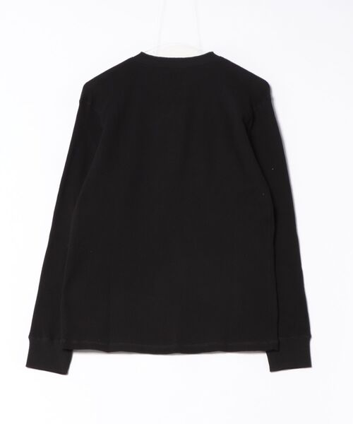 B.I.D.(ビーアイディー)の「《ワッフル ヘンリーネックロングスリーブTシャツ》(Tシャツ/カットソー・メンズ・ブラック/オートミール/オリーブ/ホワイト・MEDIUM/LARGE)」の14枚目の写真