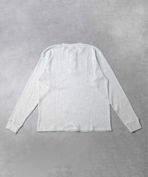 B.I.D.(ビーアイディー)の「《ワッフル ヘンリーネックロングスリーブTシャツ》(Tシャツ/カットソー・メンズ・ブラック/オートミール/オリーブ/ホワイト・MEDIUM/LARGE)」の20枚目の写真
