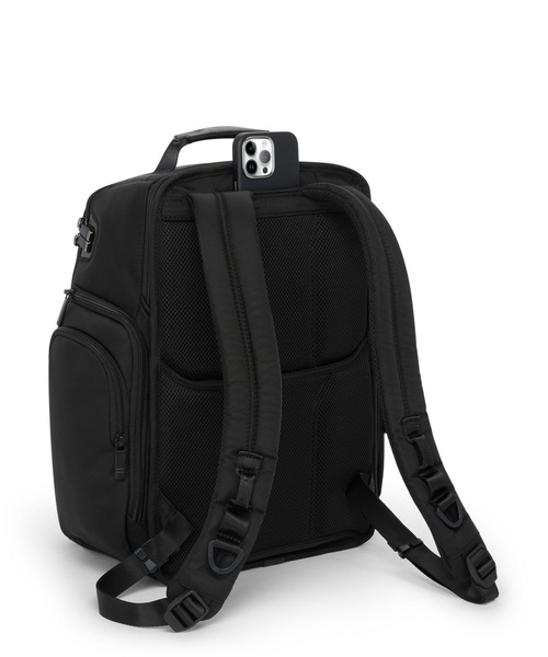 TUMI（トゥミ）の「TUMI ALPHA（アルファ） トゥミ・ブリーフ・パック（A4/PC15インチまで対応）（バックパック/リュック・メンズ・ブラック/ネイビー・FREE）」の7枚目の写真