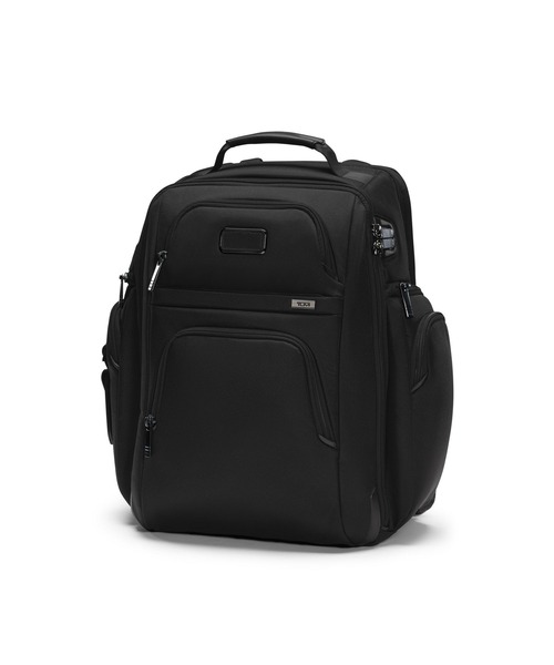 TUMI（トゥミ）の「TUMI ALPHA（アルファ） トゥミ・ブリーフ・パック（A4/PC15インチまで対応）（バックパック/リュック・メンズ・ブラック/ネイビー・FREE）」の11枚目の写真