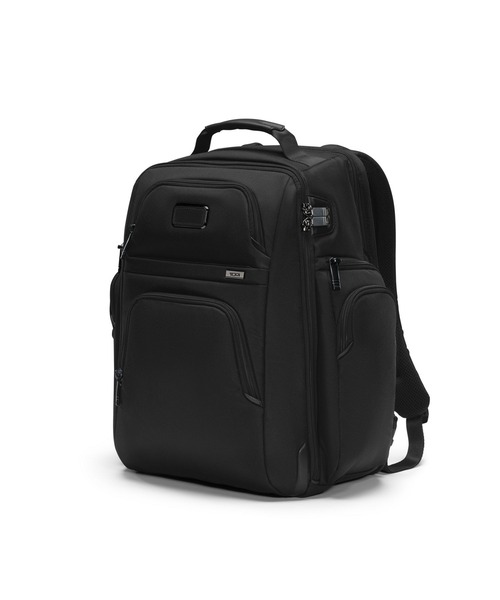 TUMI（トゥミ）の「TUMI ALPHA（アルファ） トゥミ・ブリーフ・パック（A4/PC15インチまで対応）（バックパック/リュック・メンズ・ブラック/ネイビー・FREE）」の12枚目の写真