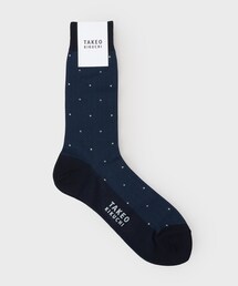 TAKEO KIKUCHI（タケオキクチ）の「へリンボン小花ドレスソックス（ソックス/靴下）」