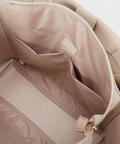 index（インデックス）の「ストライプスカーフ付きトートバッグ【A4サイズ】（トートバッグ・レディース・ベージュ/ブラック・00）」の8枚目の写真