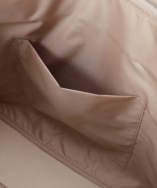 index（インデックス）の「ストライプスカーフ付きトートバッグ【A4サイズ】（トートバッグ・レディース・ベージュ/ブラック・00）」の7枚目の写真