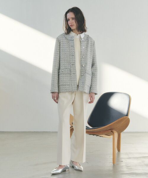 YECCA VECCA（イェッカヴェッカ）の「メリージェーンストラップパンプス（パンプス・レディース・シルバー/アイボリー/ブラック・24.5cm/22.5cm/23.5cm）」の11枚目の写真