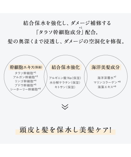 8 THE THALASSO(エイトザタラソ)の「8 THE THALASSO エイトザタラソ ジェントルリペア&モイストチャージ 美容液ヘアミルク シナモロール(ヘアオイル/ヘアミルク・レディース・その他・FREE)」の13枚目の写真