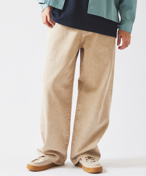 JOURNAL STANDARD relume（ジャーナルスタンダード　レリューム）の「＜Relume Jeans＞コーンデニム カツラギ ワイドパンツ（デニムパンツ・メンズ・ナチュラル/ブラックミックス/ライトパープル・MEDIUM/LARGE）」の21枚目の写真
