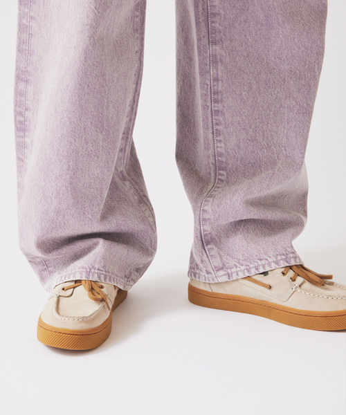 JOURNAL STANDARD relume（ジャーナルスタンダード　レリューム）の「＜Relume Jeans＞コーンデニム カツラギ ワイドパンツ（デニムパンツ・メンズ・ナチュラル/ブラックミックス/ライトパープル・MEDIUM/LARGE）」の17枚目の写真