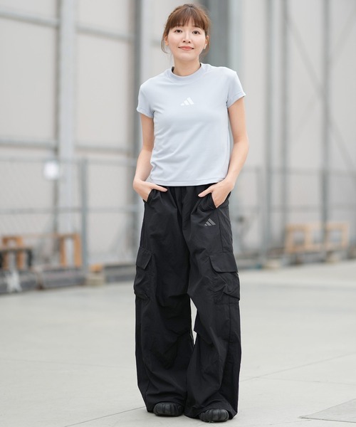adidas(アディダス)の「adidas/アディダス W CITYTHECウーブンカーゴパンツ BW052(その他パンツ・レディース・ブラック・L/M)」の8枚目の写真