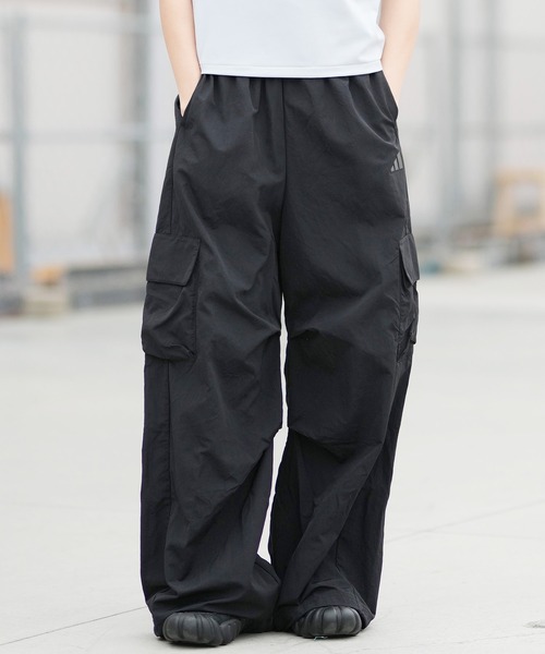 adidas(アディダス)の「adidas/アディダス W CITYTHECウーブンカーゴパンツ BW052(その他パンツ・レディース・ブラック・L/M)」の2枚目の写真