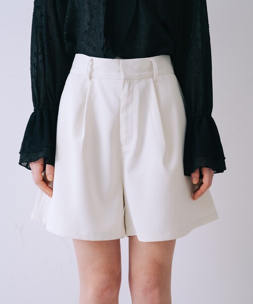 SELFIST(セルフィスト)の「ハイウエストショートパンツ 春服 夏服 フェミニン きれいめ(その他パンツ・レディース・アイボリー/ネイビー・38/36)」の21枚目の写真