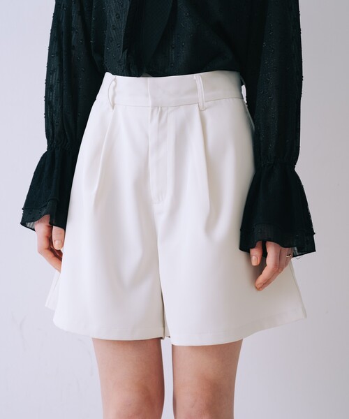 SELFIST(セルフィスト)の「ハイウエストショートパンツ 春服 夏服 フェミニン きれいめ(その他パンツ・レディース・アイボリー/ネイビー・38/36)」の10枚目の写真