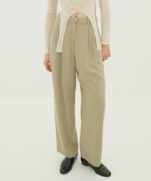 BASIC TUCK PANTS