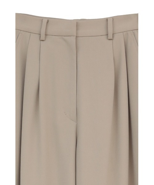 CLANE(クラネ)の「BASIC TUCK PANTS(スラックス・レディース・ベージュ/ブラック・1/0/2)」の15枚目の写真