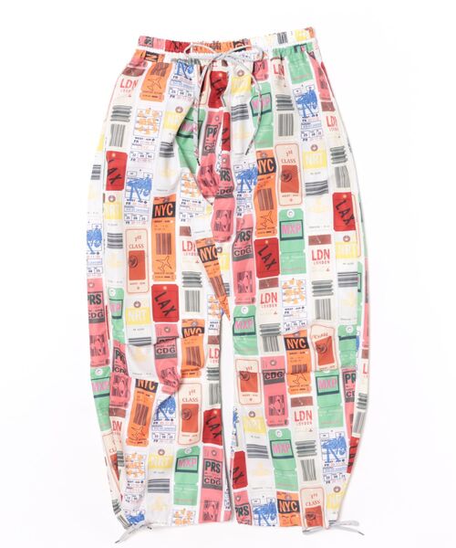 TRAVEL　PRINT　カーブパンツ