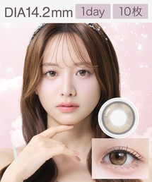 meilly（メイリー）の「meilly lunar 1day ルーナーブラウン（10枚入り）（コンタクトレンズ・カラコン）」