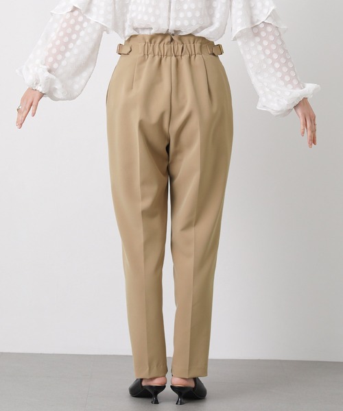 Gready Brilliant（グレディブリリアン）の「Ｗクロスハイウエストテーパードパンツ（その他パンツ・レディース・ブラック/キャメル・38/36/34）」の17枚目の写真