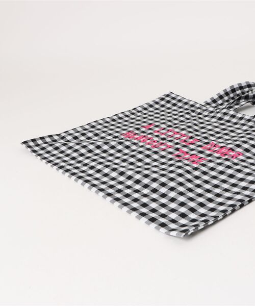 LOWRYS FARM(ローリーズファーム)の「シシュウミニトート 648499(トートバッグ・キッズ・ストライプ/チェック/ピンク/ベージュ・FREE)」の6枚目の写真